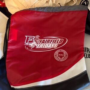 Fairfield Fridays Red Drawstring Bag UNISEX